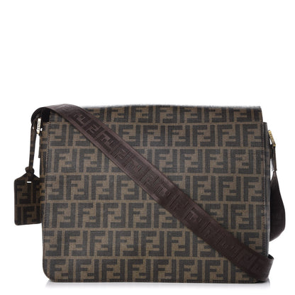 Fendi Zucca Spalmati Messenger Bag Tobacco 1 of 11
