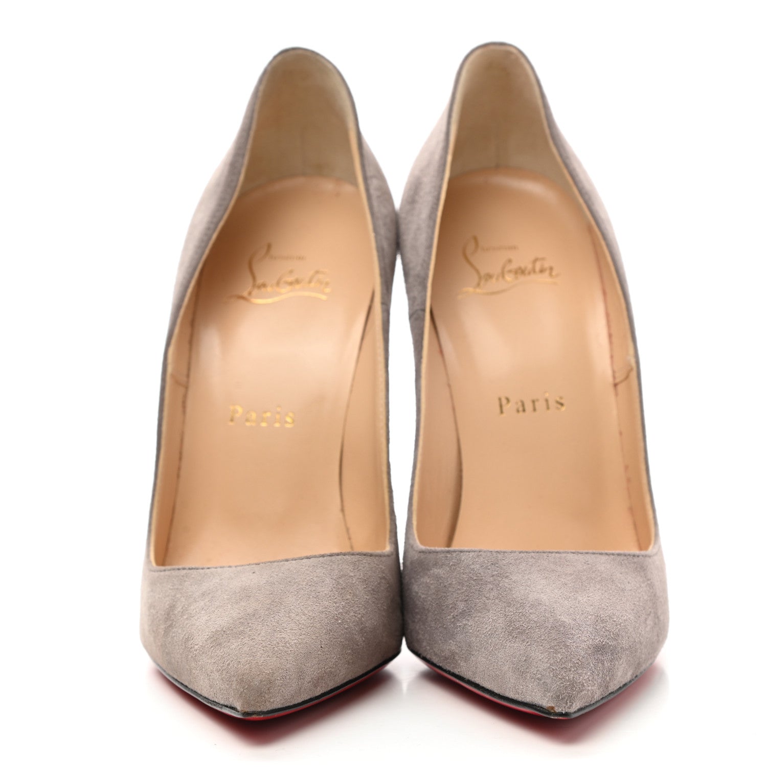 Christian Louboutin Veau Velours So Kate 120 Pumps 37 Storm 2 of 12