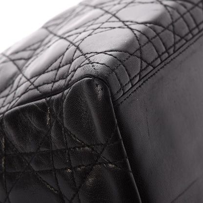 Christian Dior Lambskin Cannage Medium Lady Dior Black 17 of 20