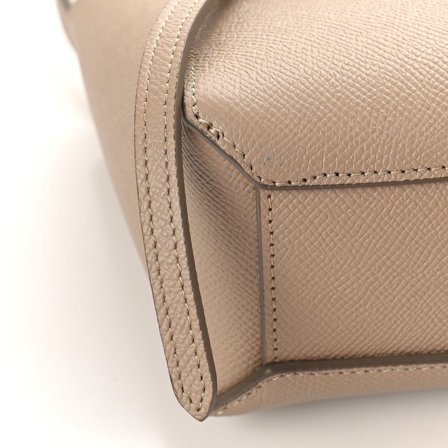 Celine Grained Calfskin Pico Belt Bag Light Taupe 8 of 12