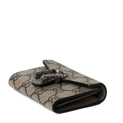 Gucci GG Supreme Monogram Dionysus Coin Purse Taupe 6 of 8