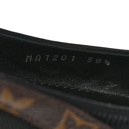 Louis Vuitton Patent Monogram Lambskin Archlight Flat Slingback Ballerina Flats 38.5 Black 7 of 9