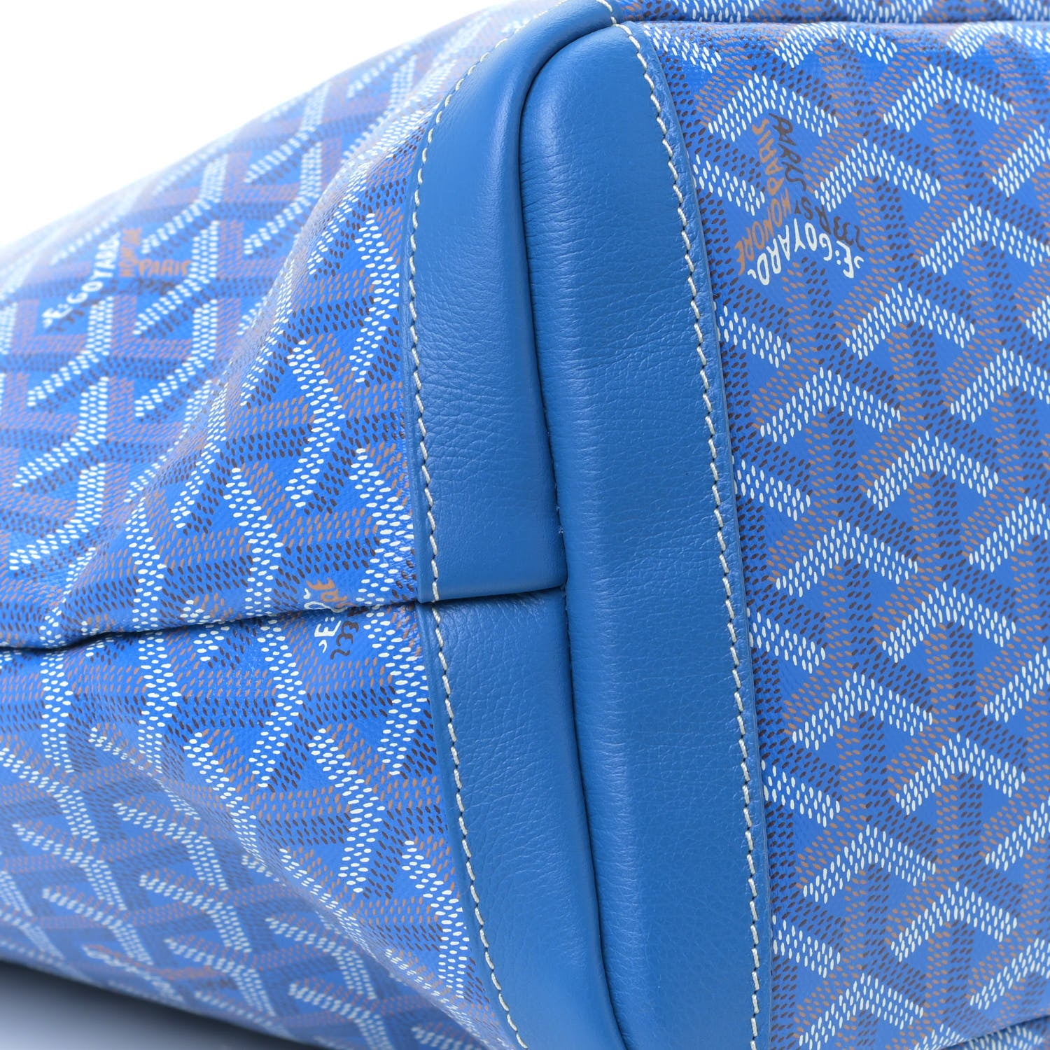 Goyard Goyardine Artois MM Blue 6 of 9