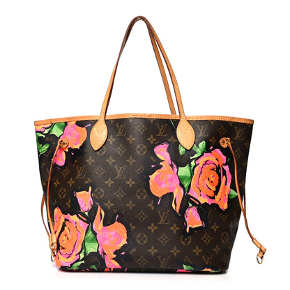 Louis Vuitton Monogram Roses Neverfull MM 1 of 10