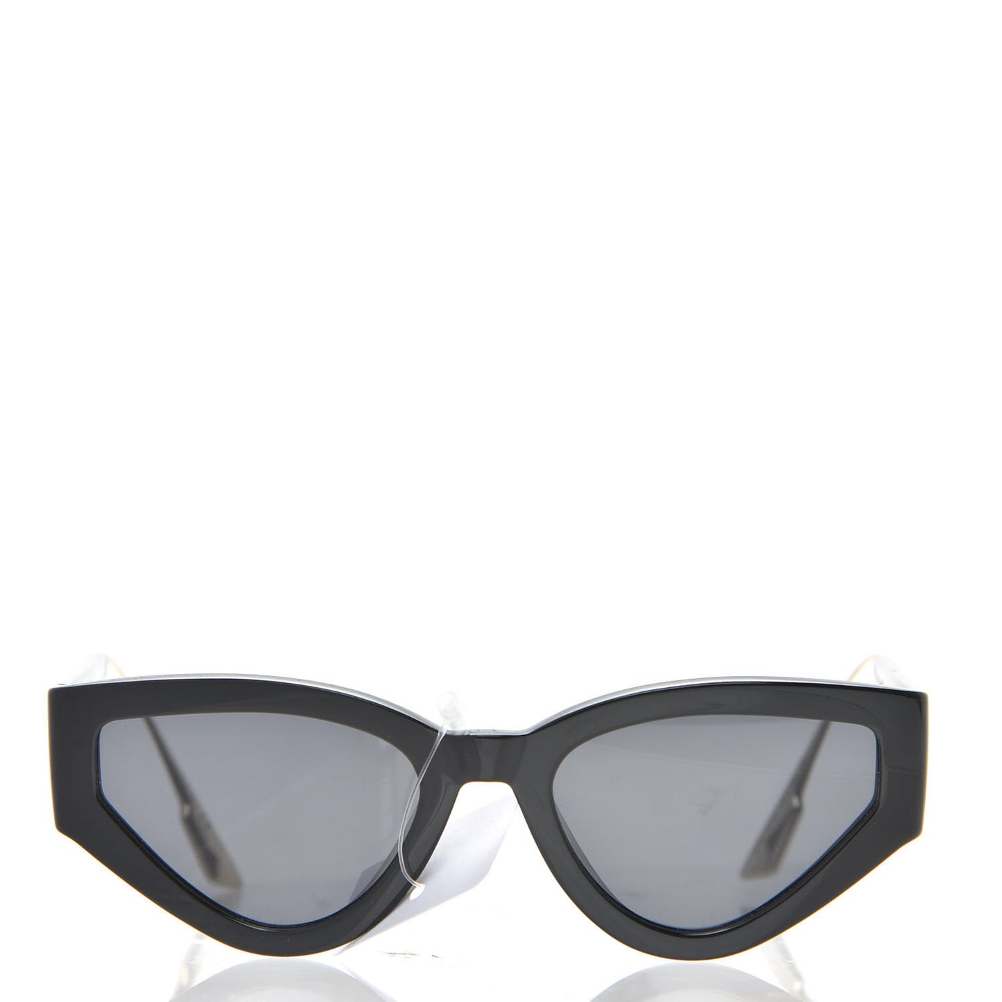 Acetate Cat Style Dior 1 Sunglasses Black
