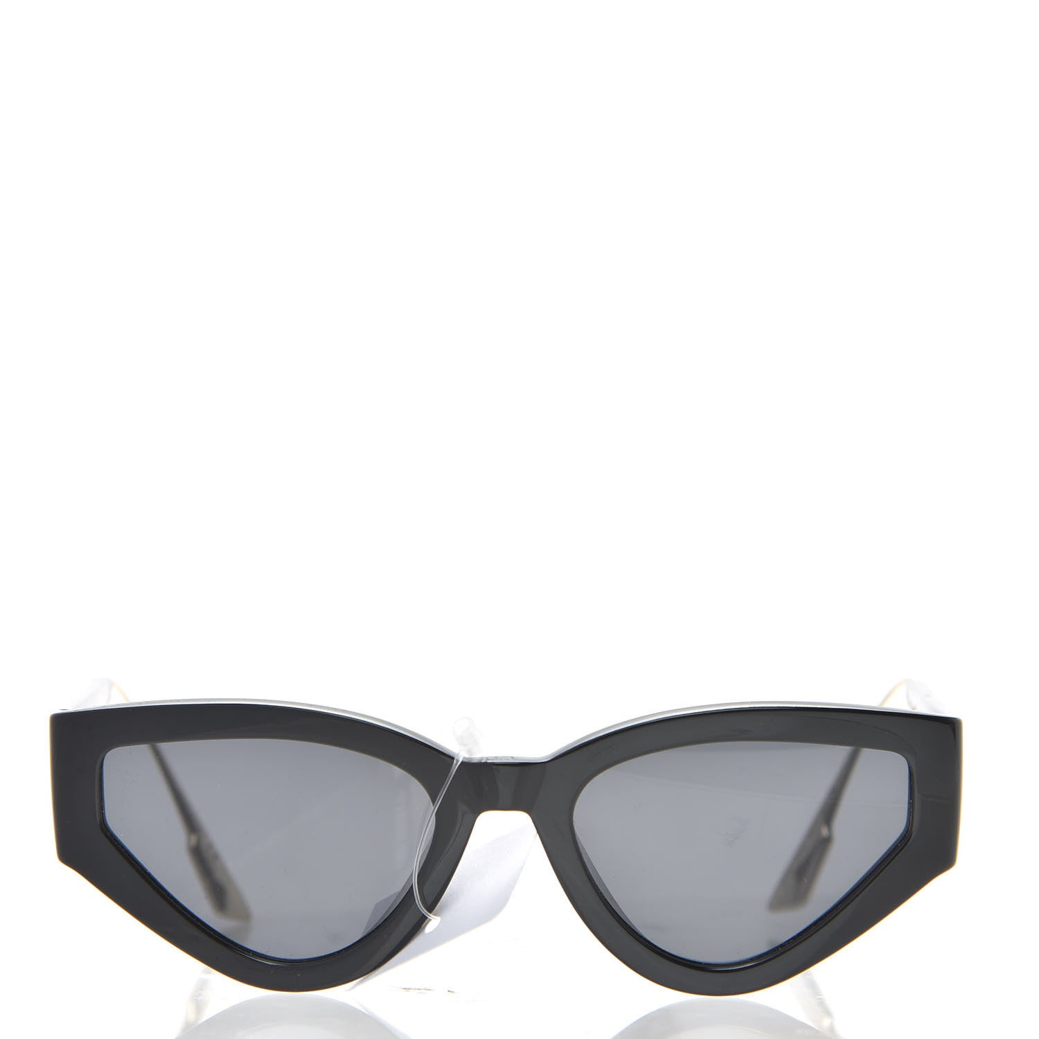 Christian Dior Acetate Cat Style Dior 1 Sunglasses Black 3 of 7