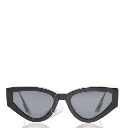 Christian Dior Acetate Cat Style Dior 1 Sunglasses Black 3 of 7