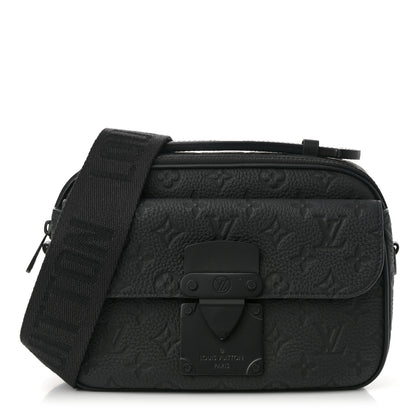 Louis Vuitton Taurillon Monogram S Lock Messenger Black 1 of 9