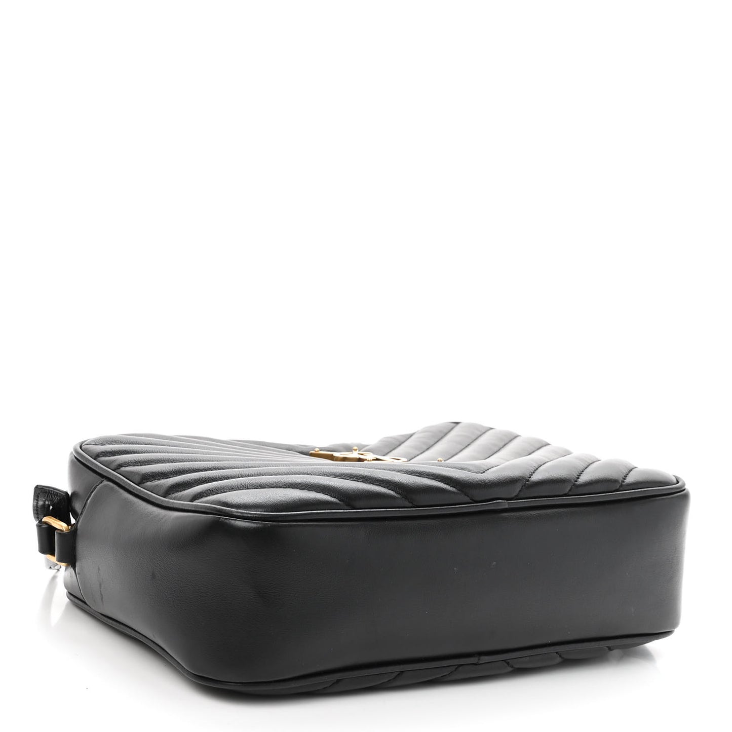 Calfskin Matelasse Monogram Lou Camera Bag Black