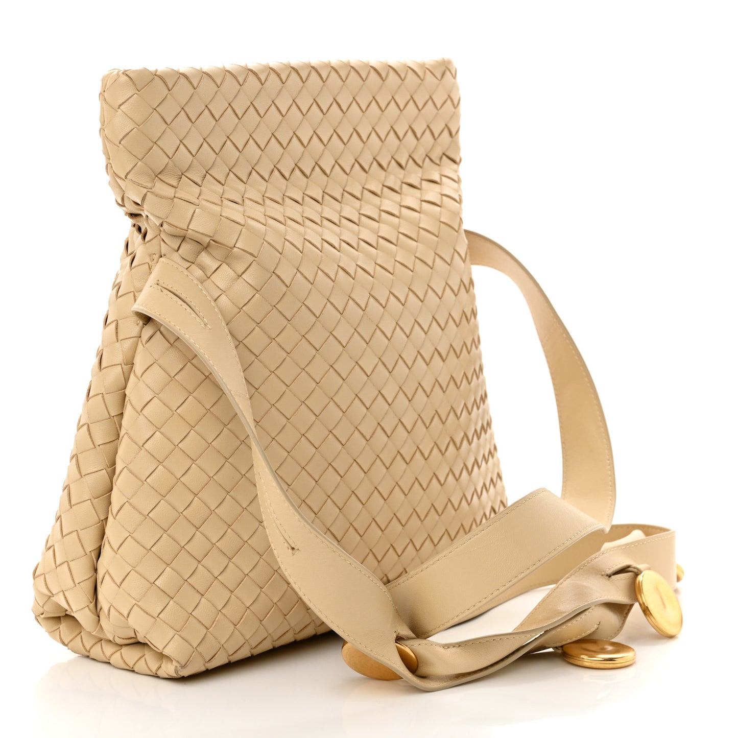 Nappa Intrecciato The Fold Crossbody Porridge