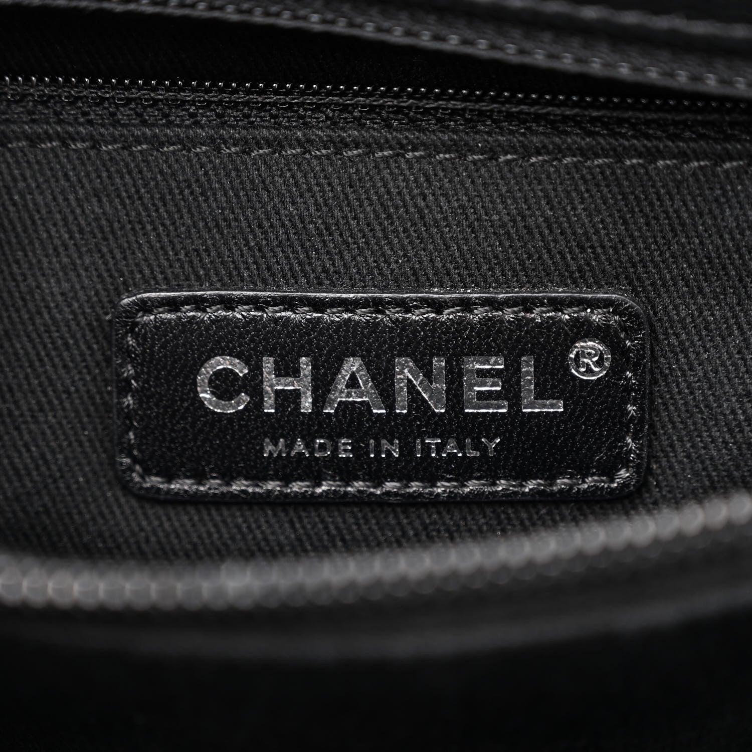 Chanel Caviar Chevron Quilted Small Coco Handle Flap So Black 6 of 11