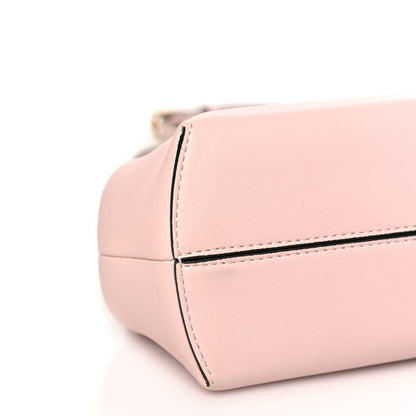 Fendi Shiny Nappa Snakeskin Small Fendi First Rosa Confetto Cipria 8 of 10