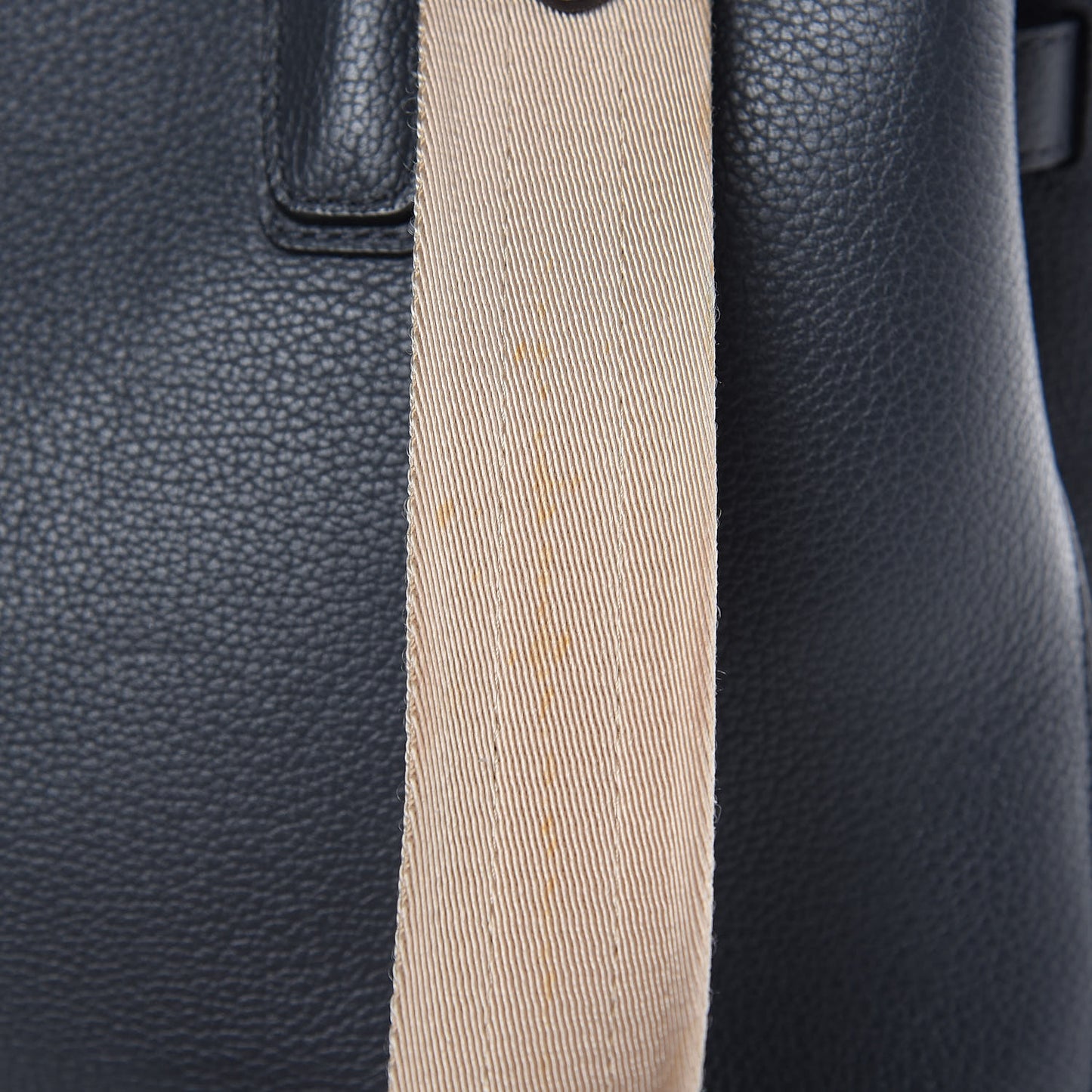 Grained Calfskin Medium Milla Tote Phantom Grey
