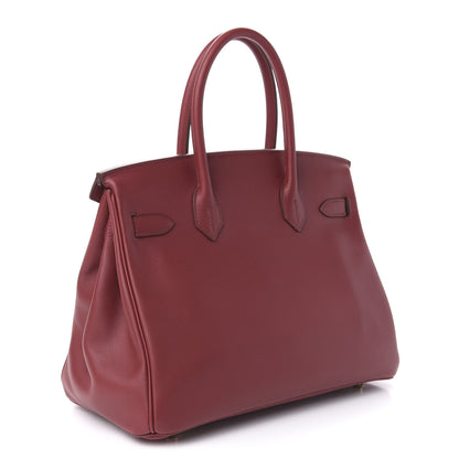 Hermes Veau Jonathan Birkin 30 Rouge Grenat 3 of 11