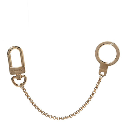 Louis Vuitton Metal Pochette Extender Key Ring Chain Gold 1 of 3