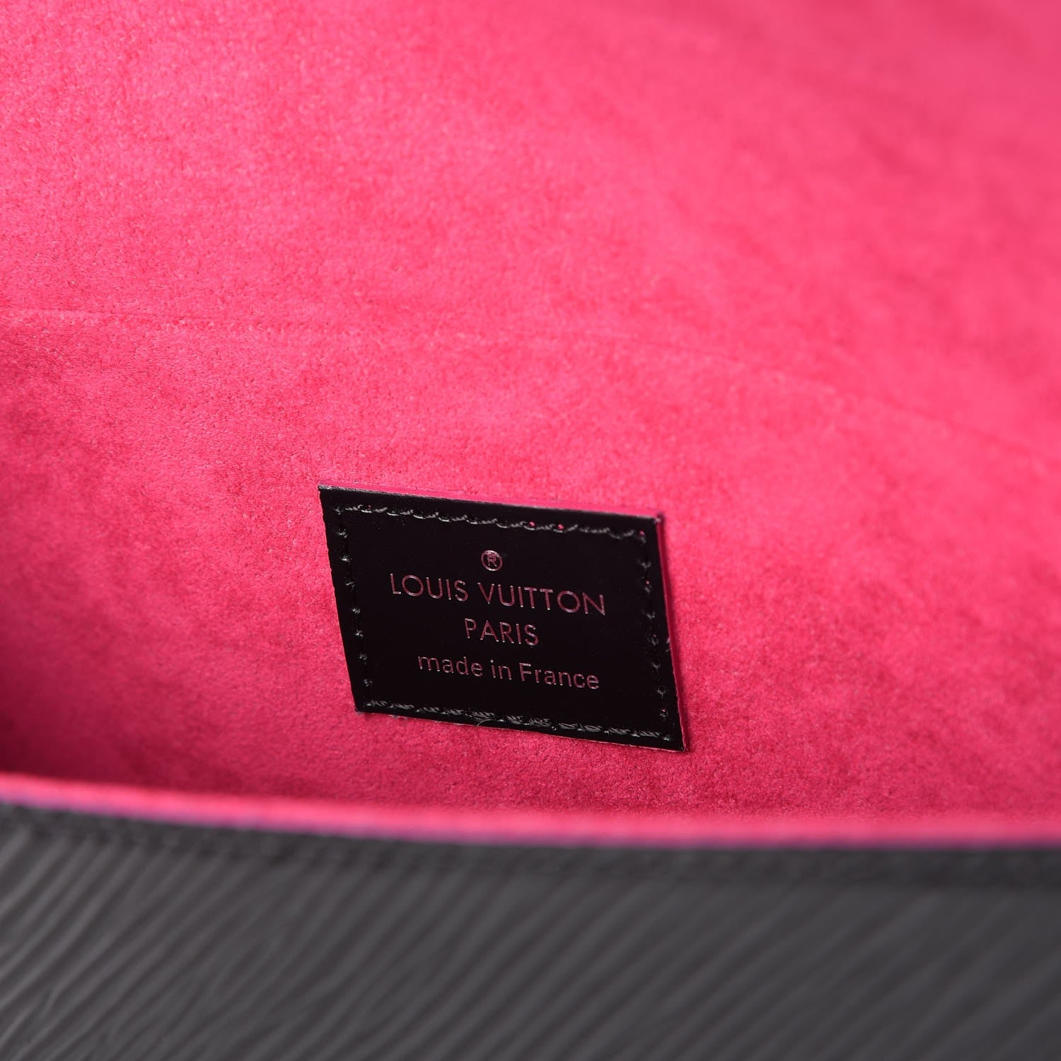 Louis Vuitton Epi Pochette Felicie Black Hot Pink 7 of 9
