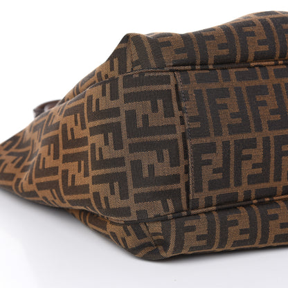 Fendi Zucca Vitello Artic Grande Shopping Tote Tobacco Castagna 9 of 10