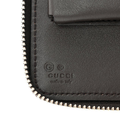 Gucci Microguccissima Zip Around Top Handle Travel Wallet Testa di Moro 8 of 10