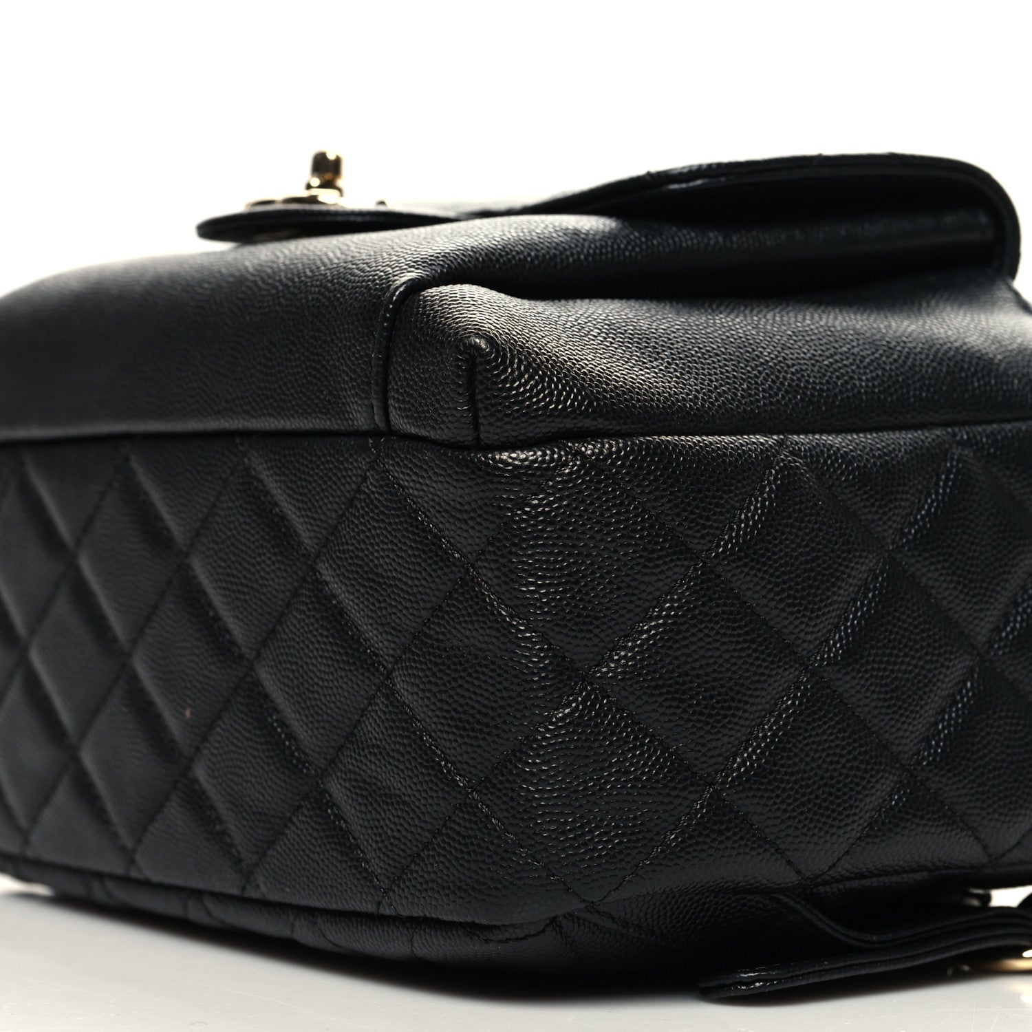 Chanel Caviar Quilted Medium Zip Around Backpack Black 10 of 11