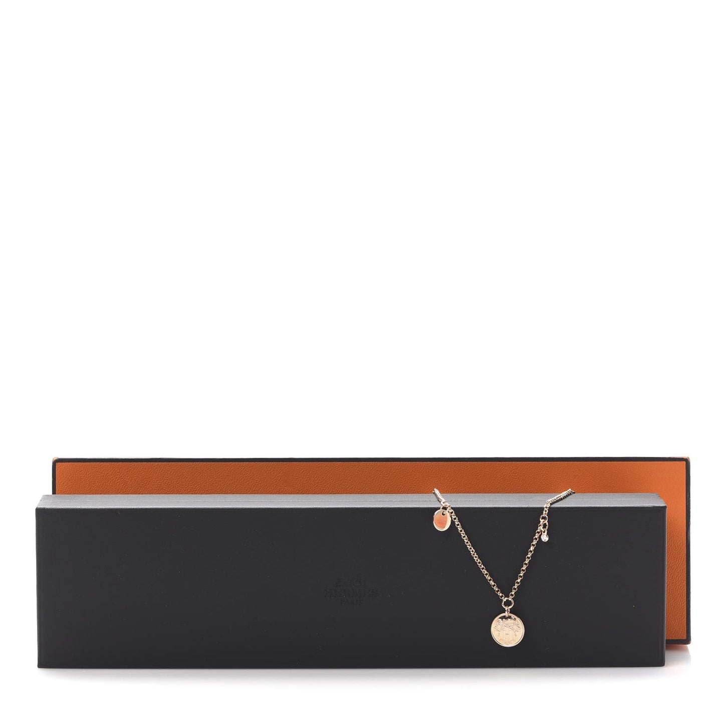 18K Rose Gold Diamond PM Ex-Libris Bracelet ST