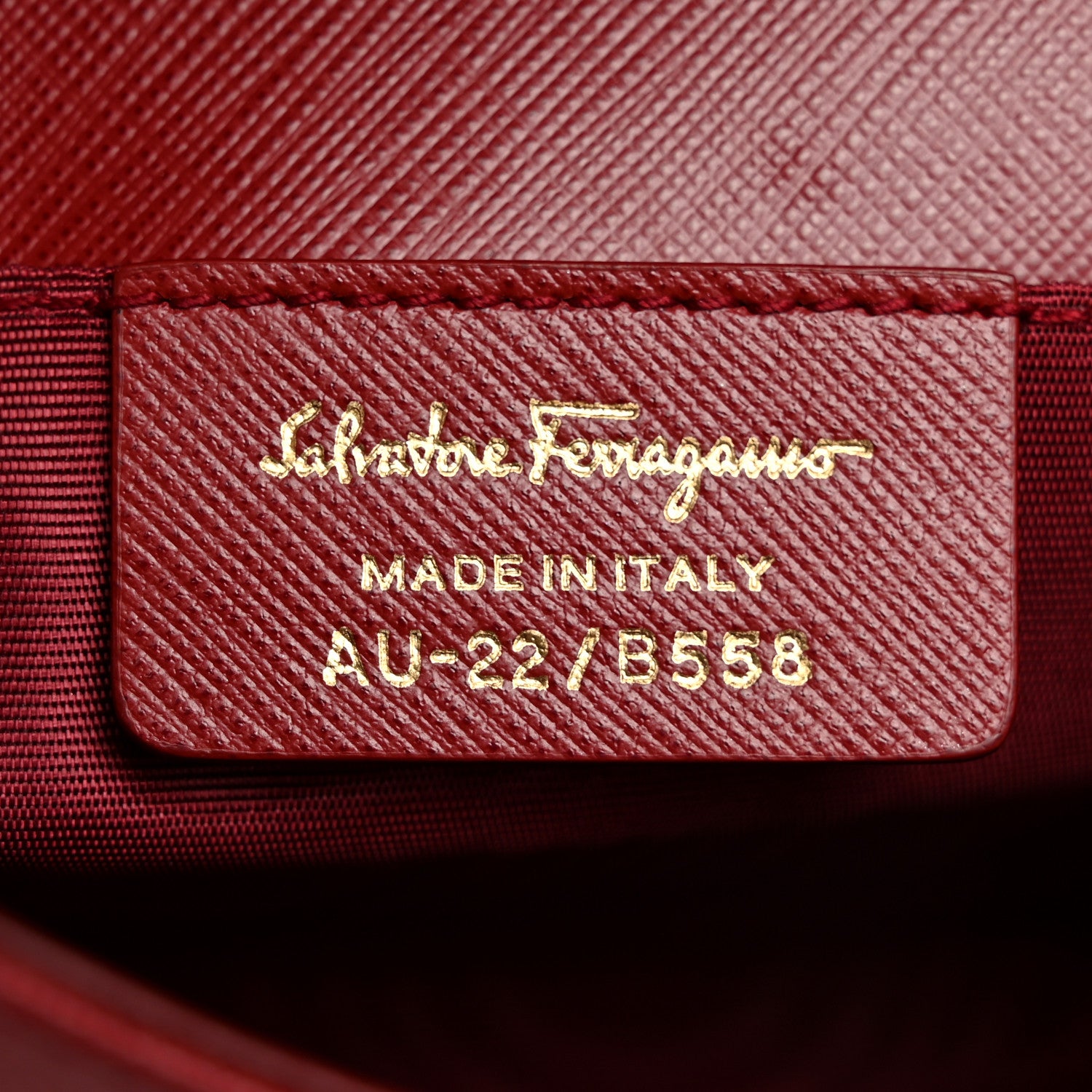 Salvatore Ferragamo Printed Calfskin  Mini Miss Vara Bow Chain Bag Rosso 6 of 11