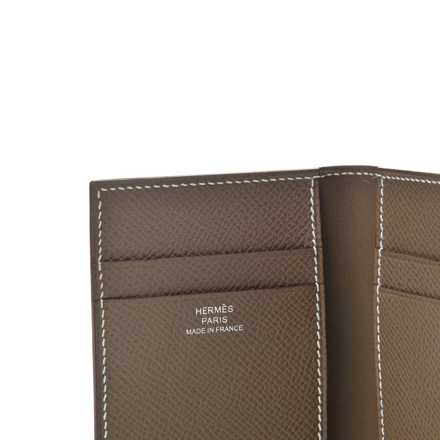 Hermes Epsom MC2 Euclide Card Holder Case Etoupe 6 of 6