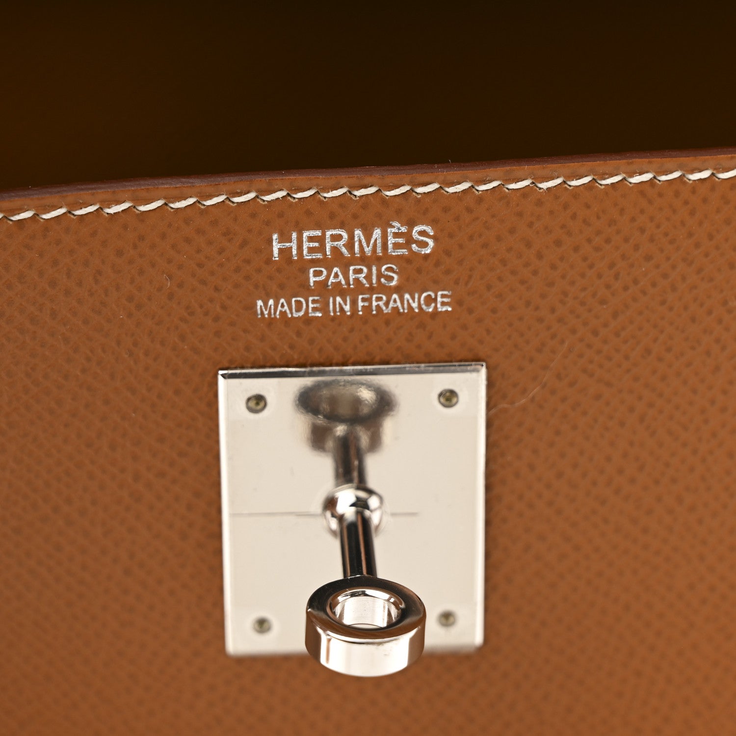 Hermes Epsom Kelly Sellier 35 Gold 6 of 12