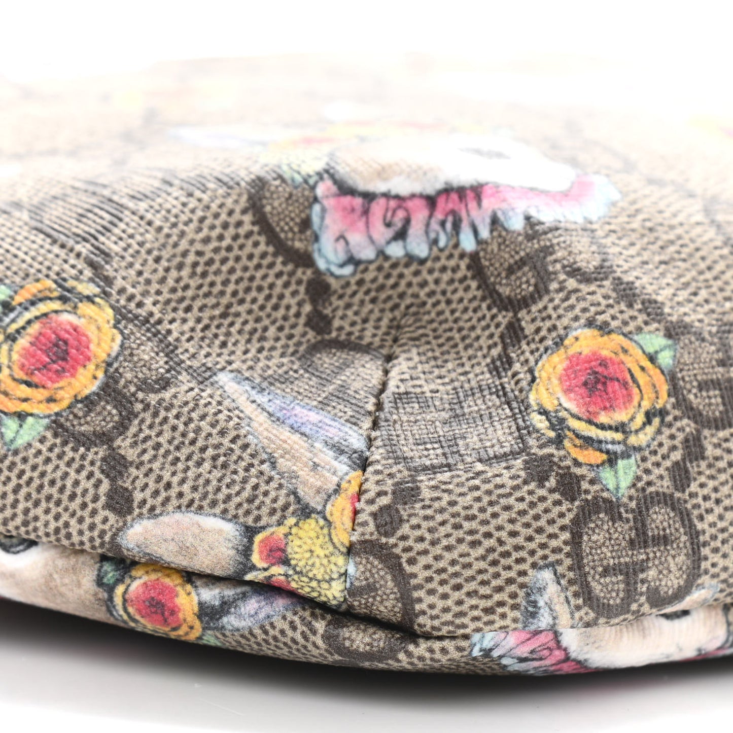 GG Supreme Monogram Childrens Bunny Print Belt Bag Multicolor