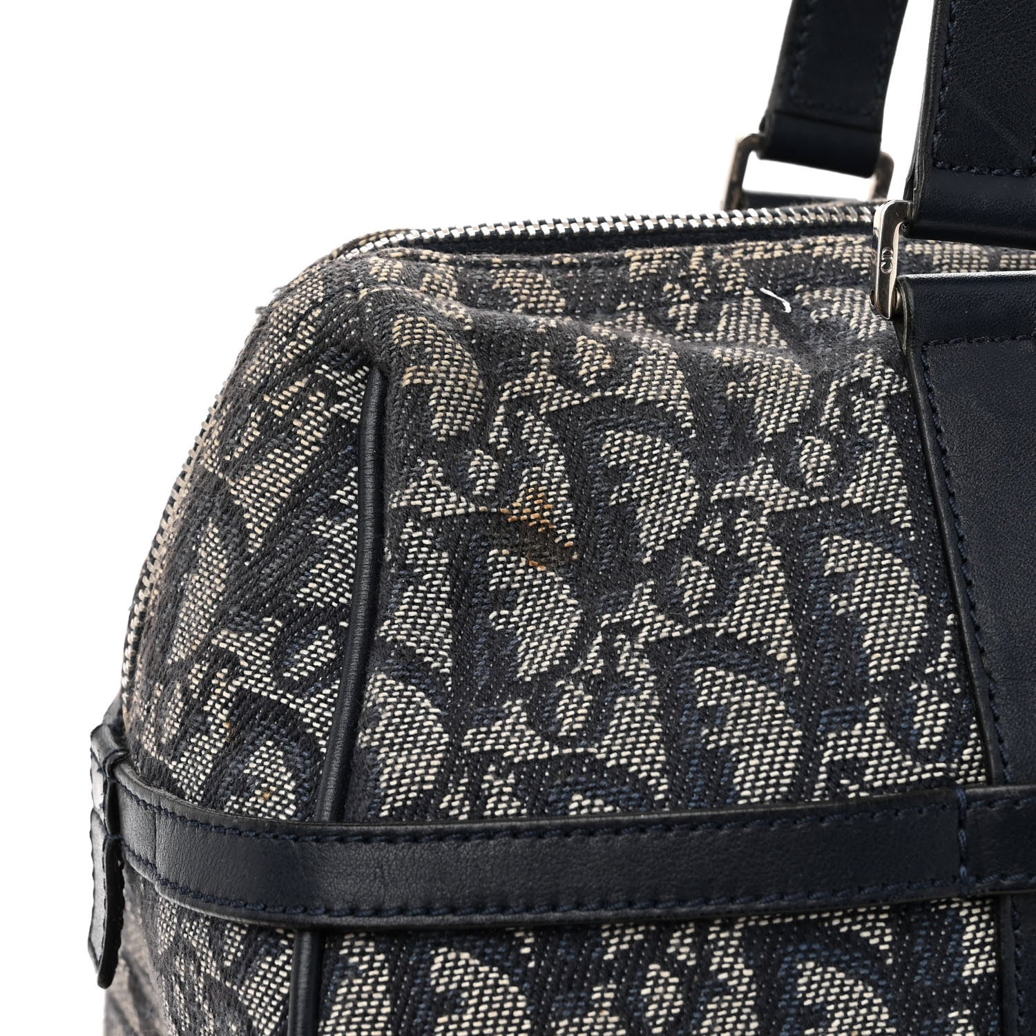 Christian Dior Denim Monogram Charms Shoulder Bag Blue 10 of 12