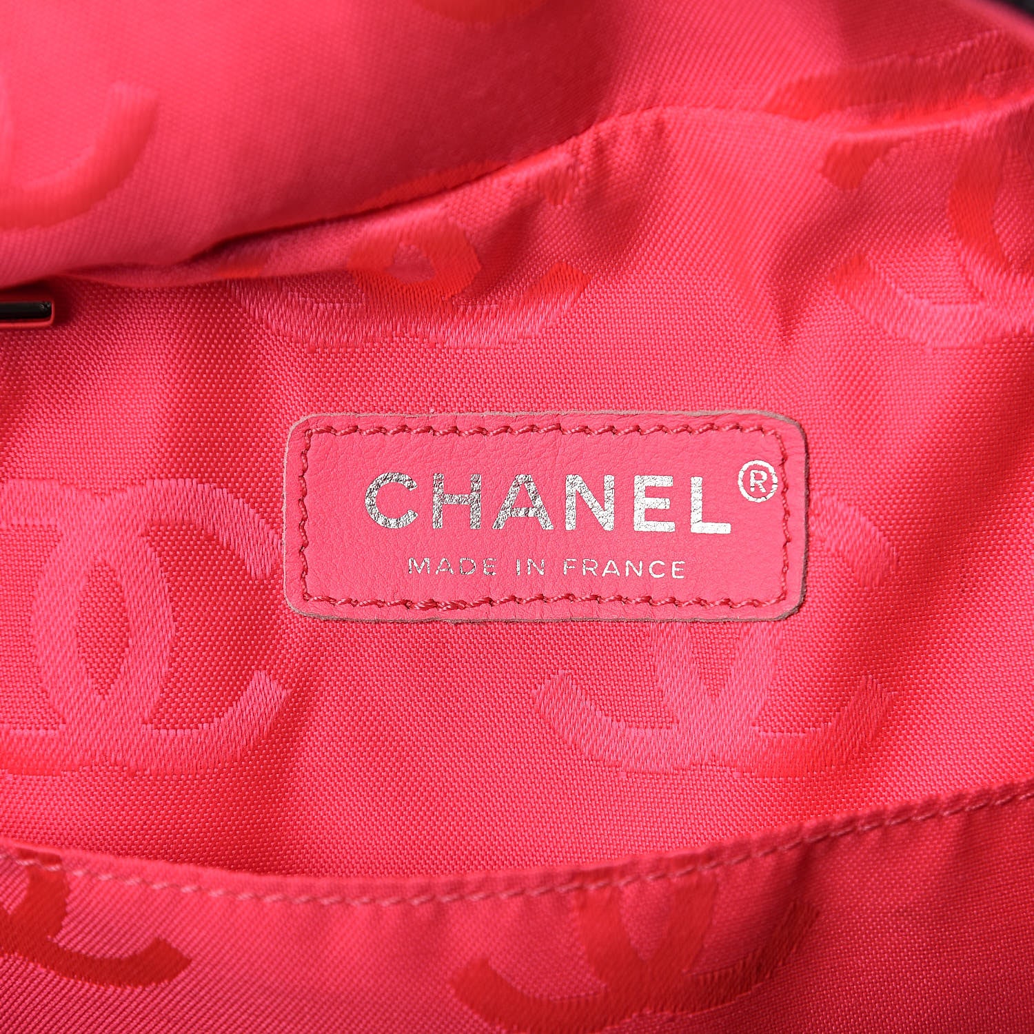 Chanel Calfskin Quilted Large Cambon Multipocket Reporter Black 6 of 10