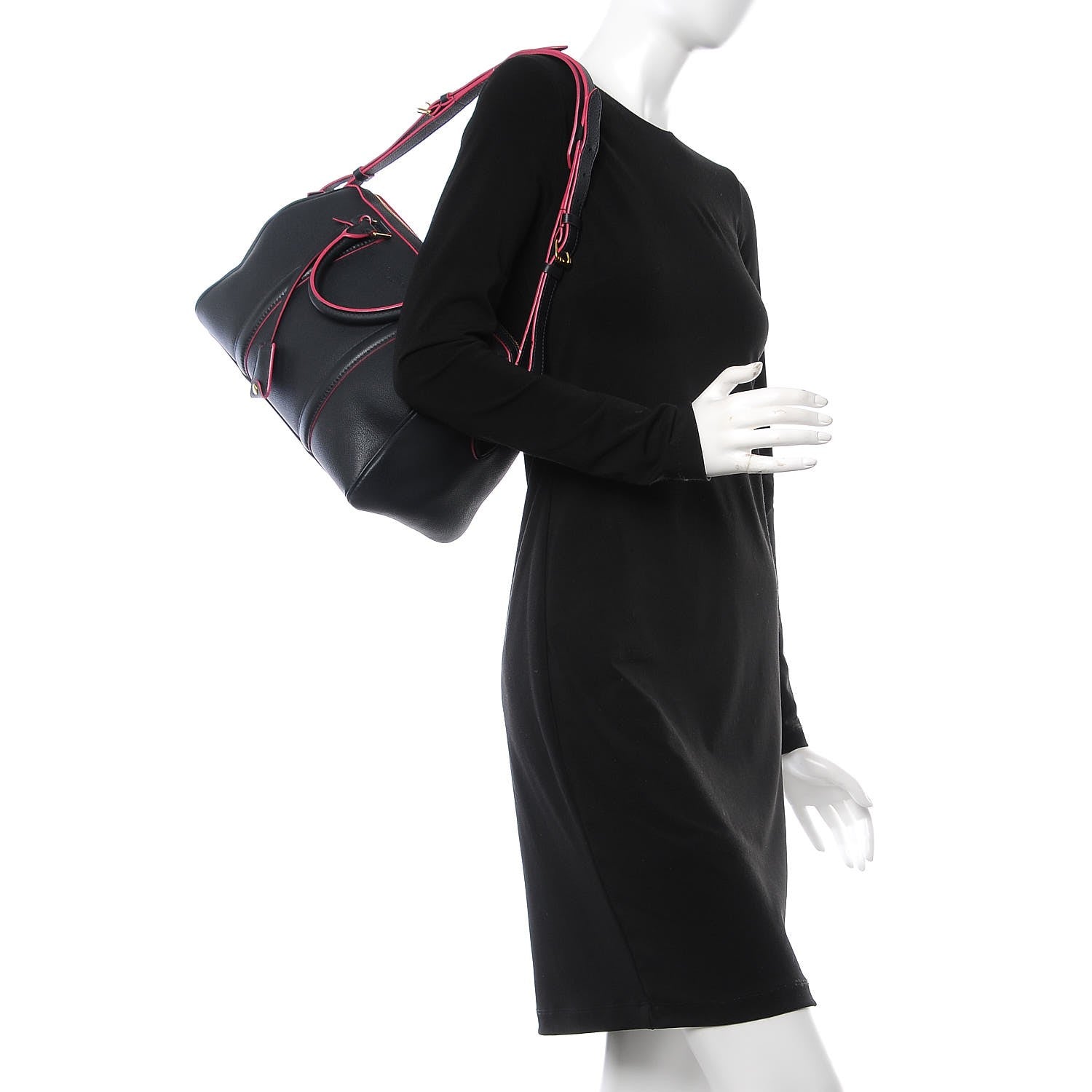 Louis Vuitton Veau Cachemire SC Bag PM Cobalt Fuchsia 2 of 11