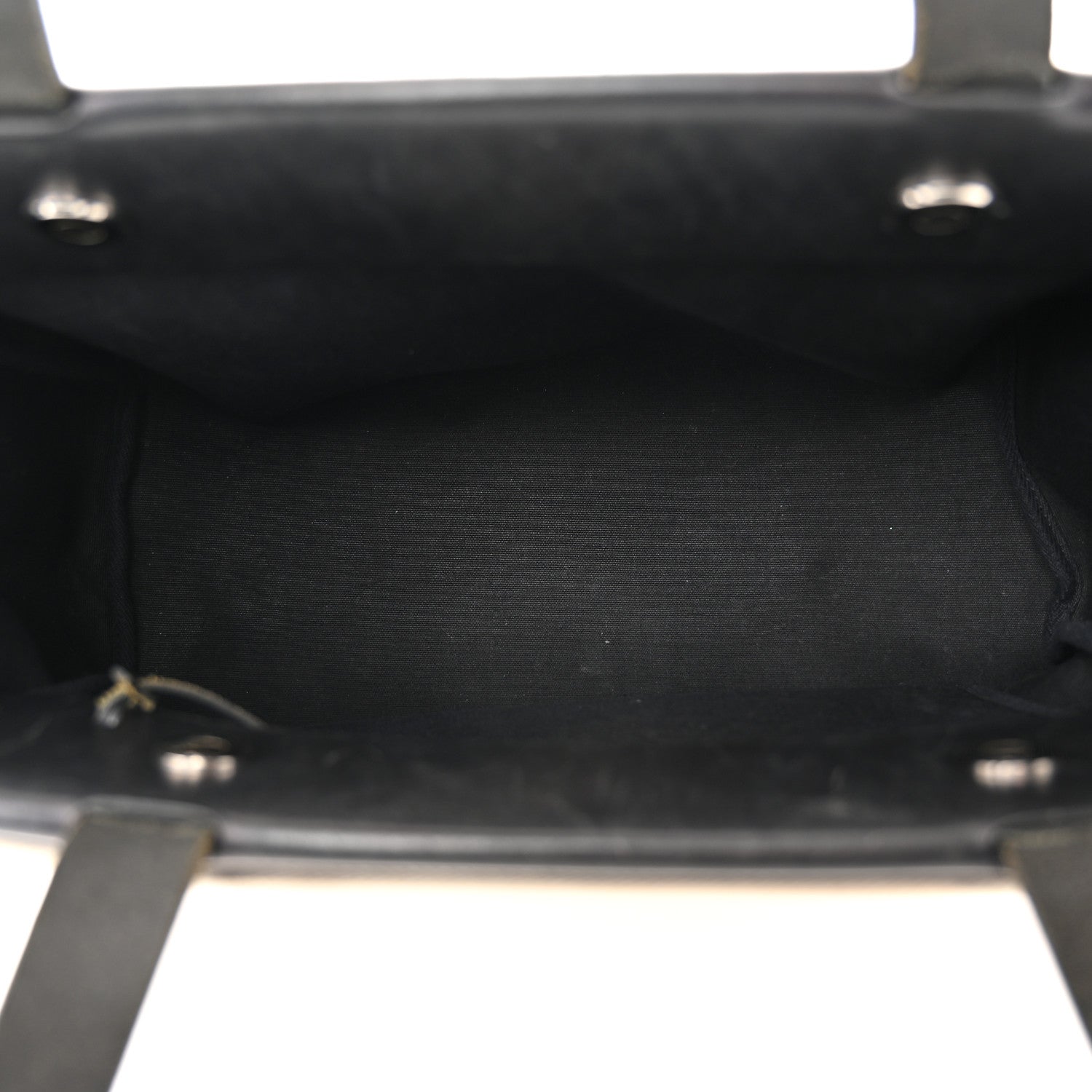 Hermes Toile Vache Hunter Herbag Cabas Black 6 of 14