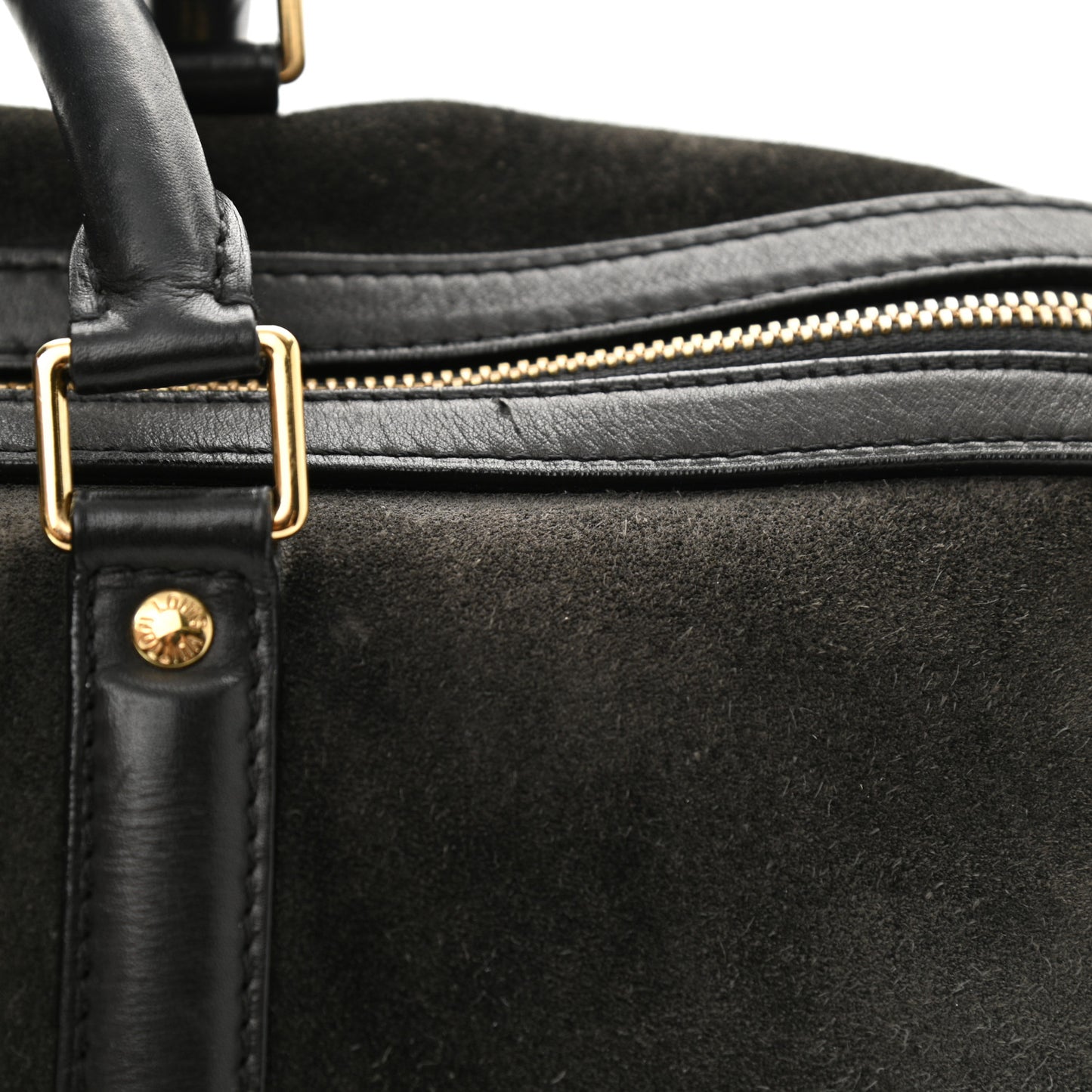 Suede Calfskin SC Bag MM Asphalt