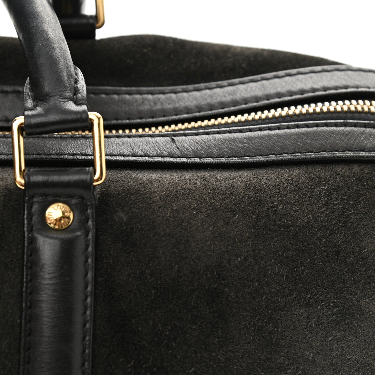 Louis Vuitton Suede Calfskin SC Bag MM Asphalt 11 of 12