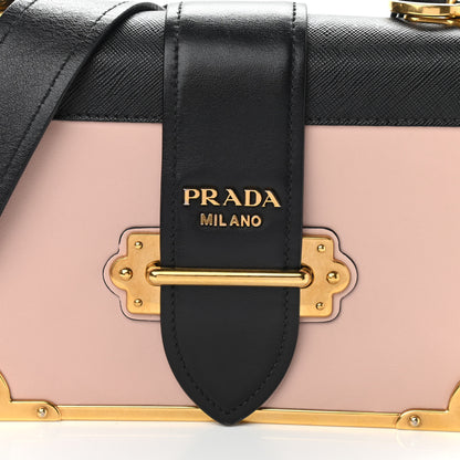 Prada City Calf Saffiano Cahier Bag Cipria Black 7 of 11