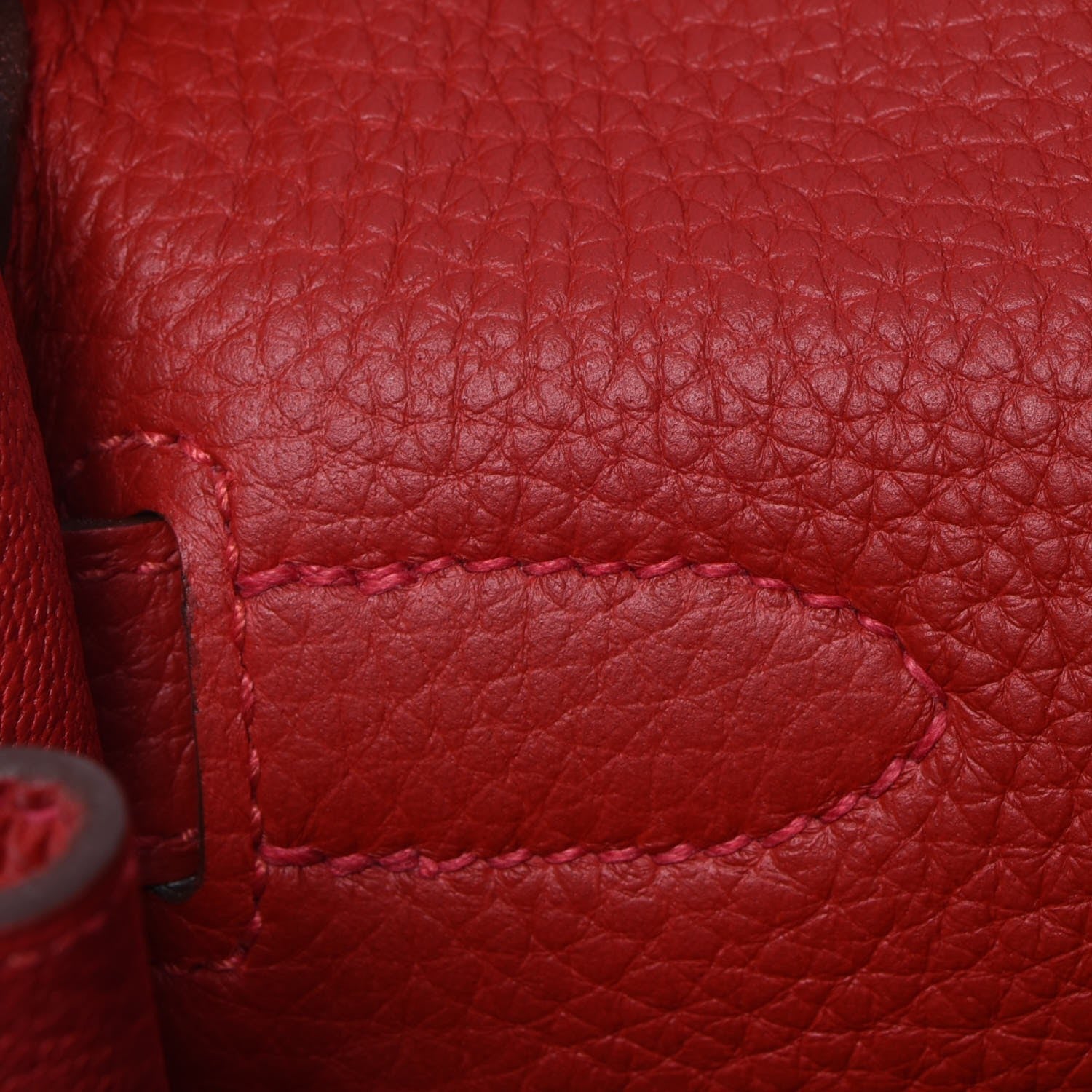 Hermes Taurillon Clemence Kelly Retourne 32 Rouge Casaque 30 of 32