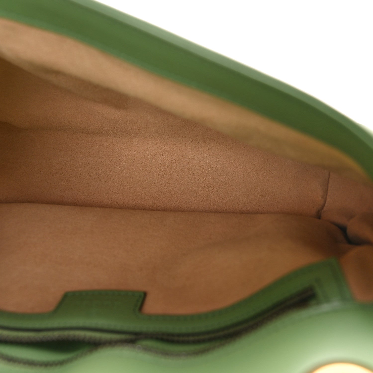Gucci Calfskin Matelasse Small GG Marmont Shoulder Bag Salamander Green 5 of 8