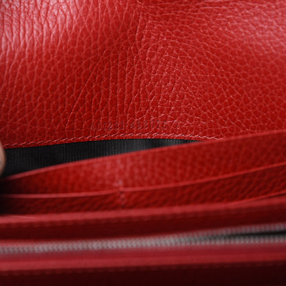 Gucci Calfskin Mini Dionysus Chain Wallet Hibiscus Red 7 of 10