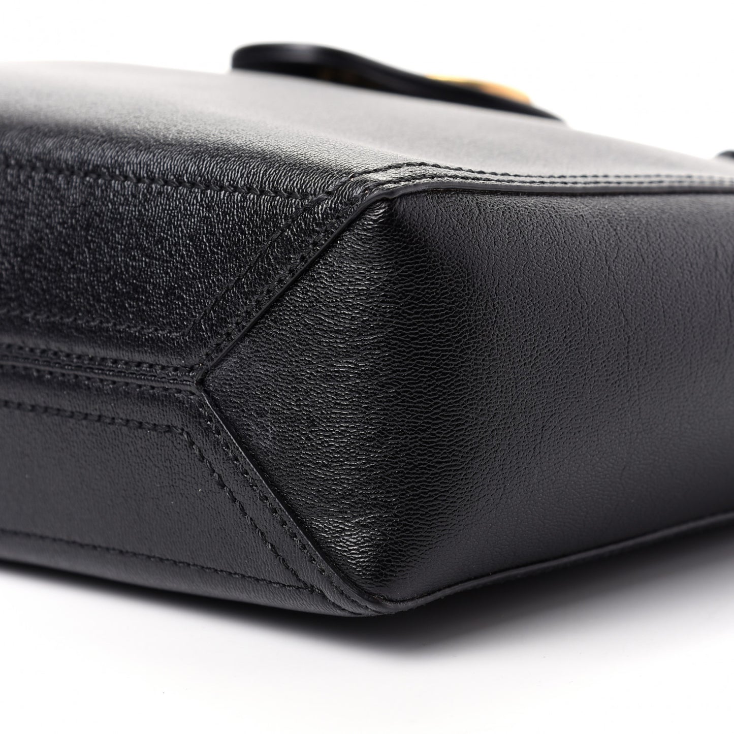 New Sakai Calfskin Lux Small Dahlia Tote Black