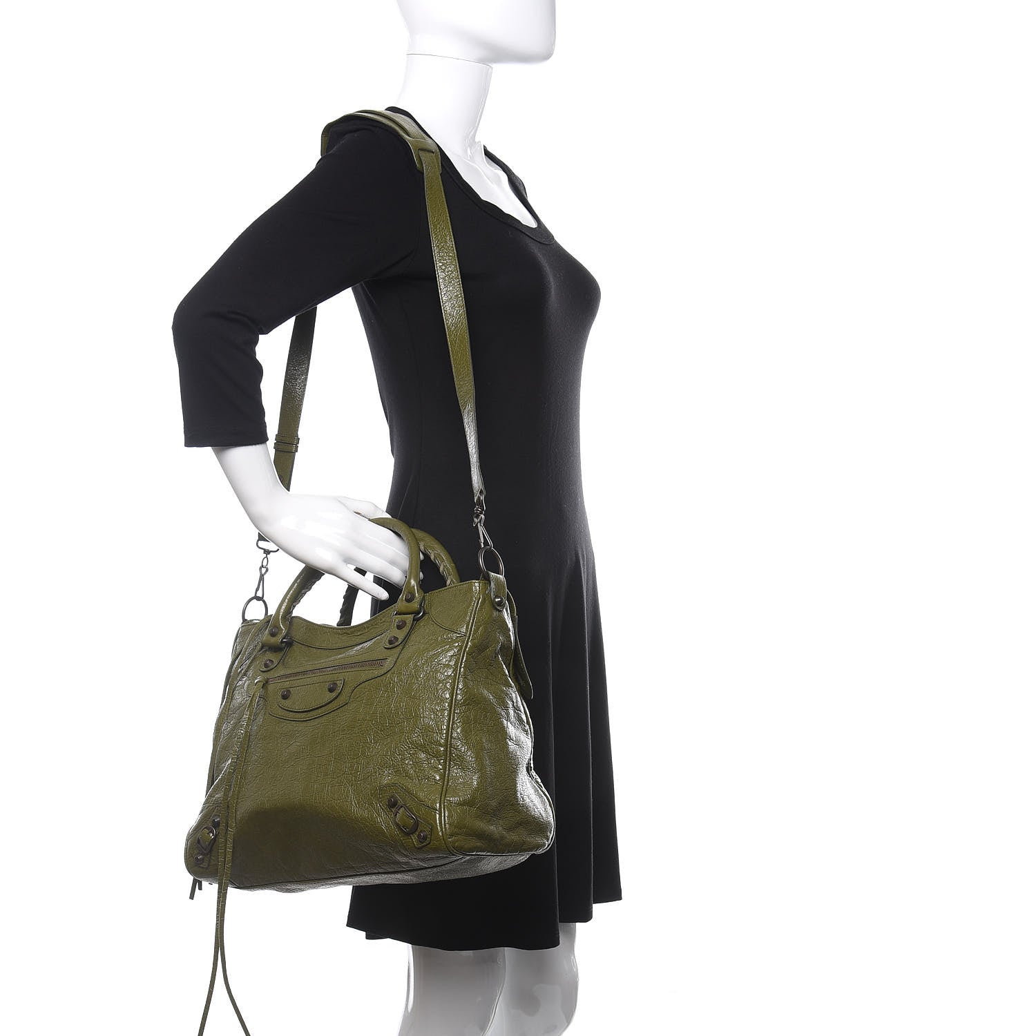 Balenciaga Agneau Classic Hardware Velo Vert Veronese 2 of 12