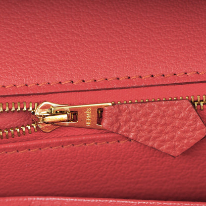 Hermes Togo Birkin 35 Vermillion 23 of 35