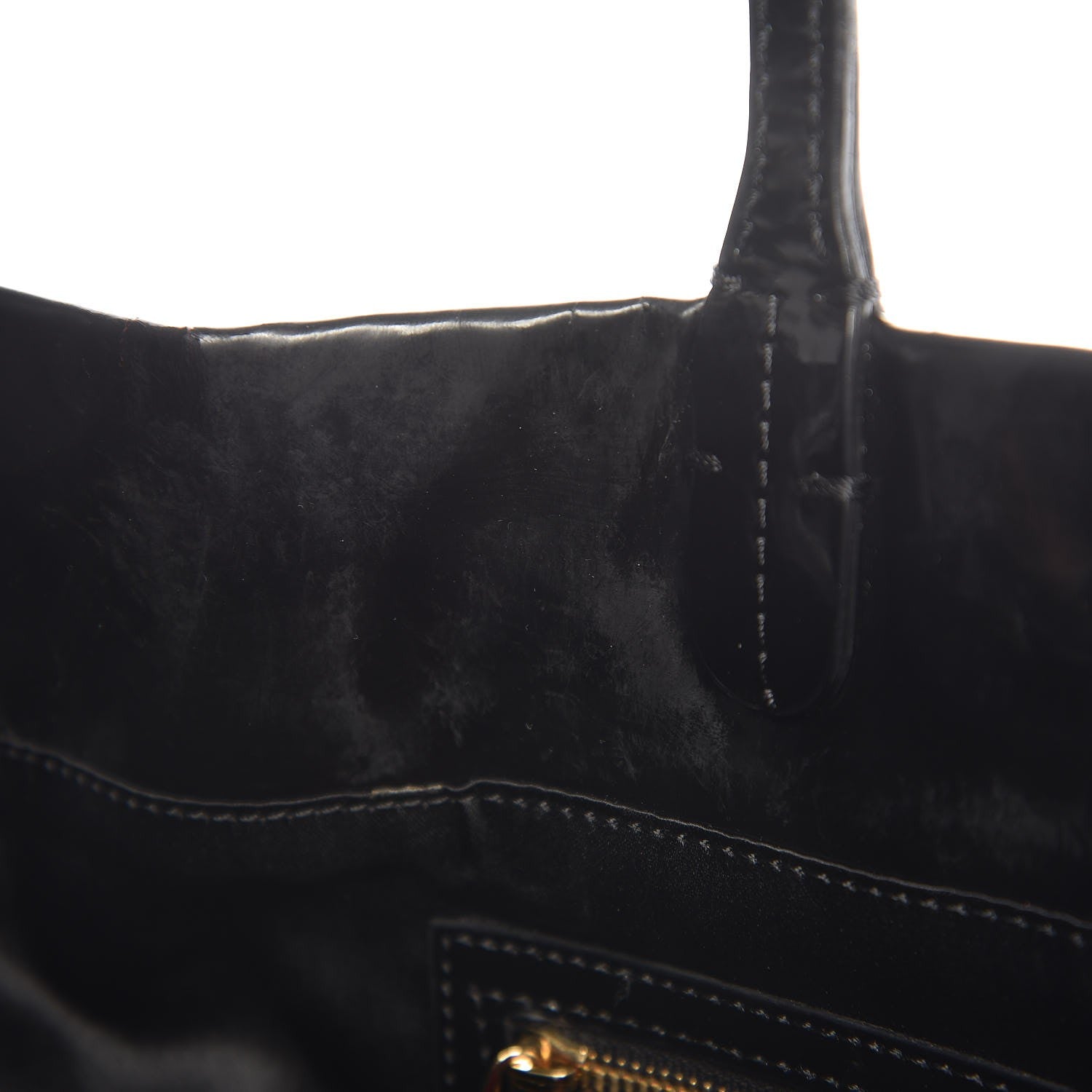 Valentino Garavani Patent Lacca Bow Tote Black 11 of 16