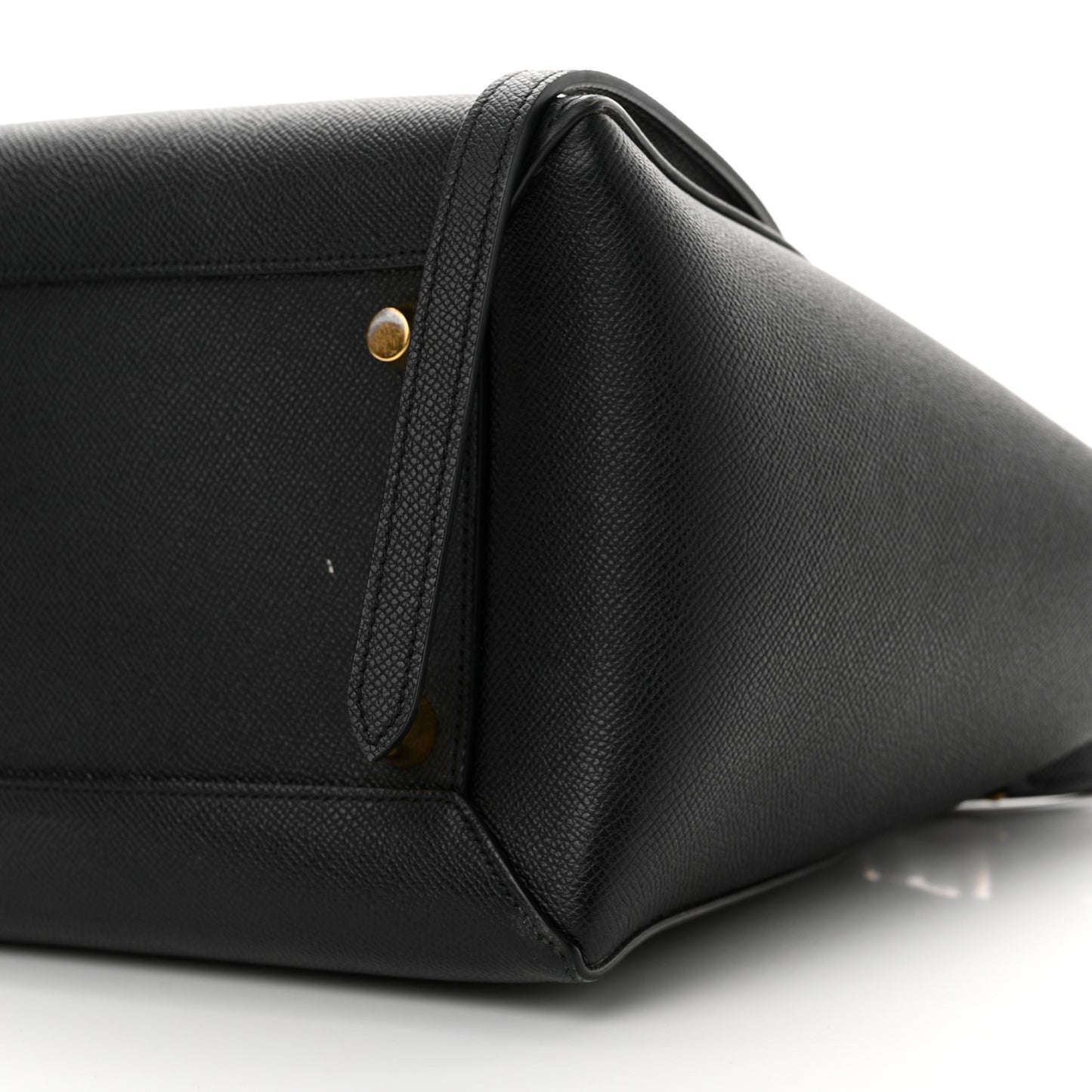 Grained Calfskin Mini Belt Bag Black