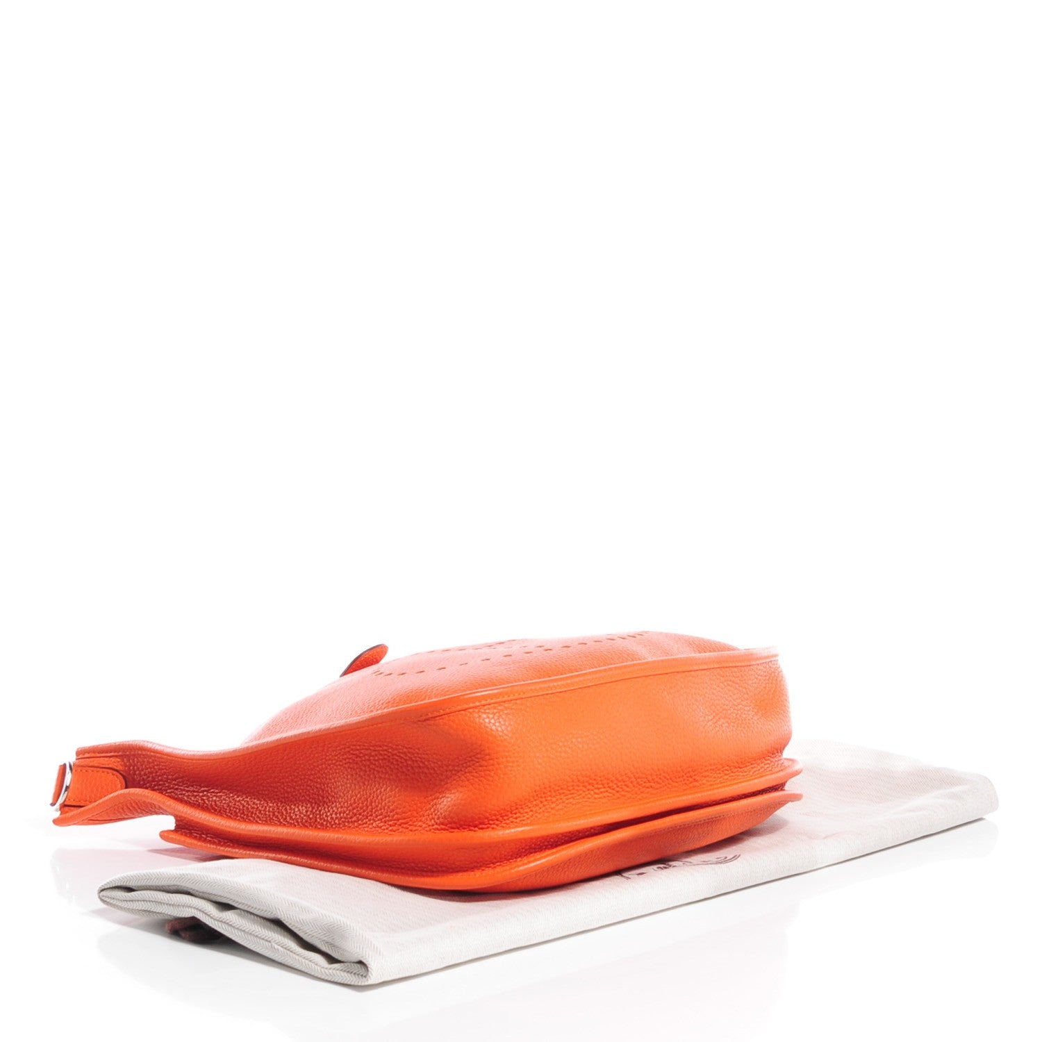 Hermes Taurillon Clemence Evelyne III GM Orange 9 of 14