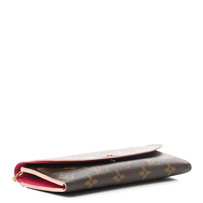 Louis Vuitton Monogram Bloom Flower Emilie Wallet 4 of 9