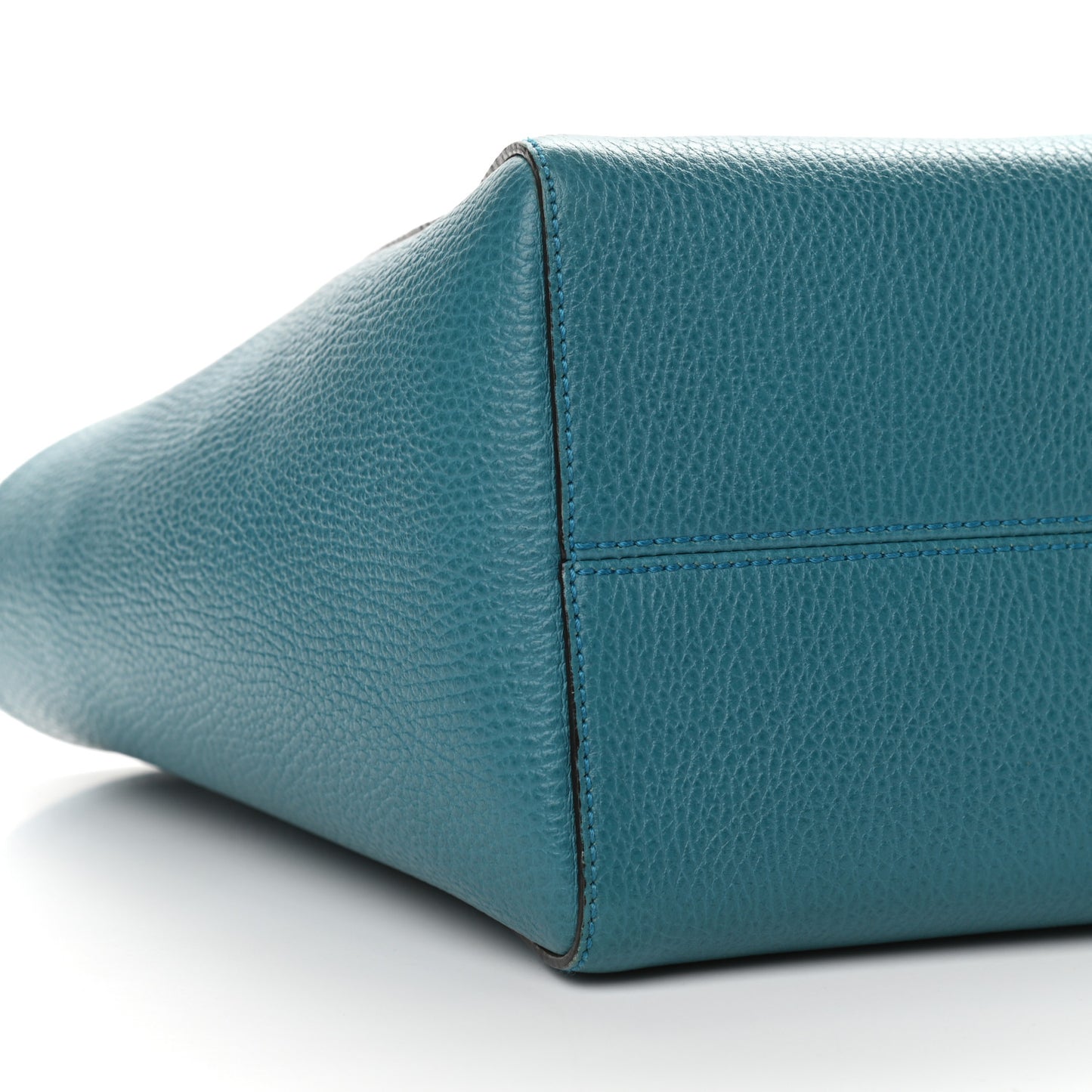 Dollar Calfskin Small Swing Tote Deep Cobalt