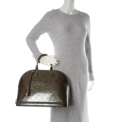 Louis Vuitton Vernis Alma GM Vert Bronze 2 of 10