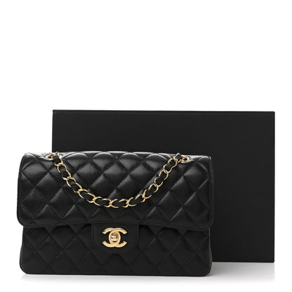 Chanel Caviar Quilted Small Double Flap Black 12 of 12