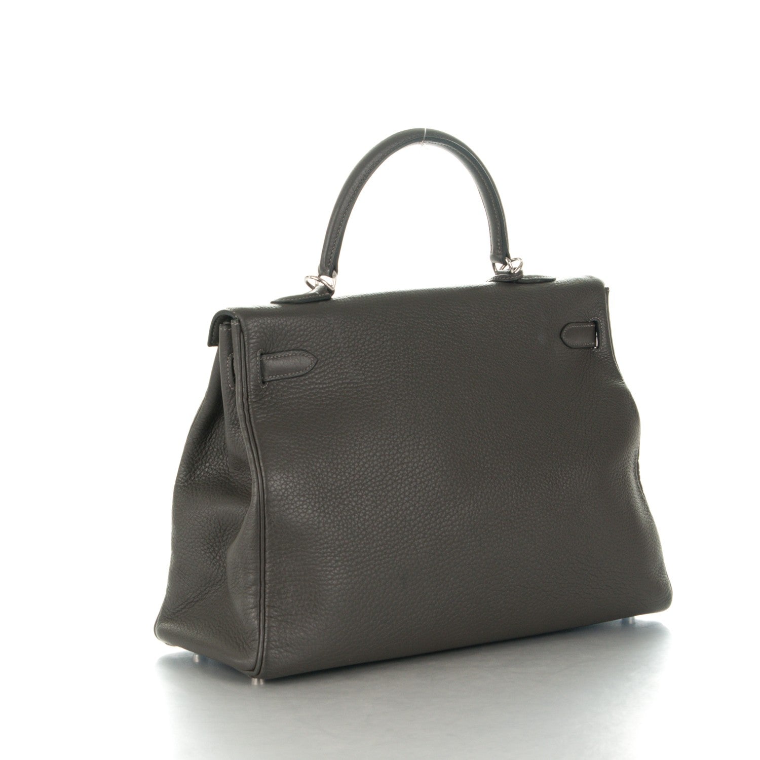 Hermes Taurillon Clemence Kelly Retourne 35 Graphite 3 of 27
