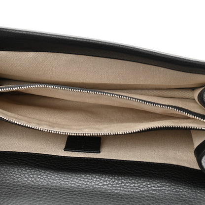 Gucci Pebbled Calfskin Small Dionysus Shoulder Bag Black 5 of 11
